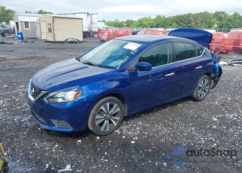 2019 Nissan Sentra Sv z USA, uszkodzony, nr VIN 3N1AB7AP3KY296209